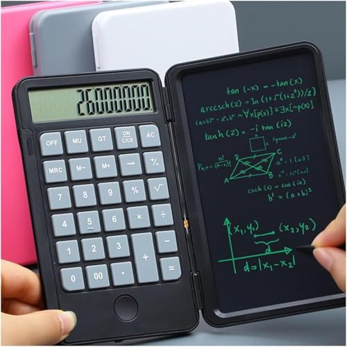 ZHIQISHI Scientific Calculator Calculators Desktop Calculator， Calculator with Handwritten Tablet Flip Portable Notepad Office Silent Learning