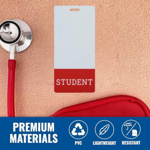 50 Pack Custom Badge Buddy for Nurse, Students and Doctor ID Card 4.5x2.1in
