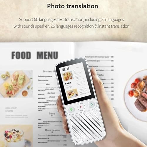 TEDILUVI Intelligent Speech Translation 138 Language Translator Photo Recorder