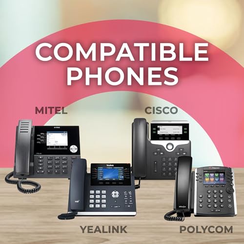 XS 820 Telephone Headset Bundle for Agent Training, Coaching, Monitoring, Supervising, Onboarding - Compatible Desk phones - Avaya, Yealink, Poly, Cisco, Mitel, Grandstream (Mono, Basic Bundle)