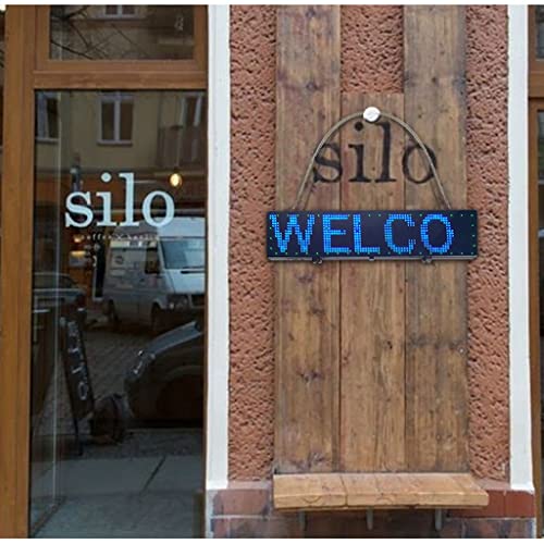 MekUk LED Sign Board Scrolling Message Led Sign Programmable Message Display Board for Advertising Car Rear Window LED Car Screen for Store, Car, Business, Promotion