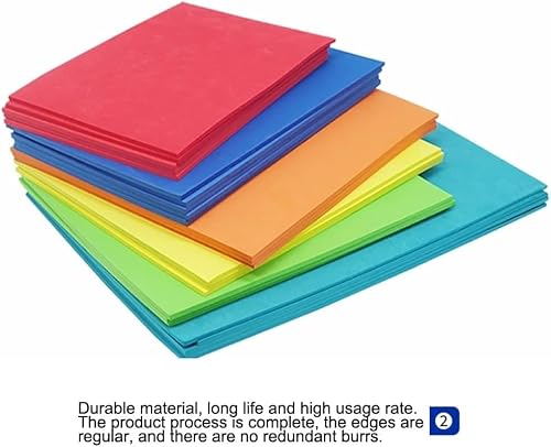 EVA Foam Sheets Crafts, EVA Foam Board 1000x2000mm 1-5mm Thick Multicolor For Cosplay And DIY Craft(Red,Thick 3mm)