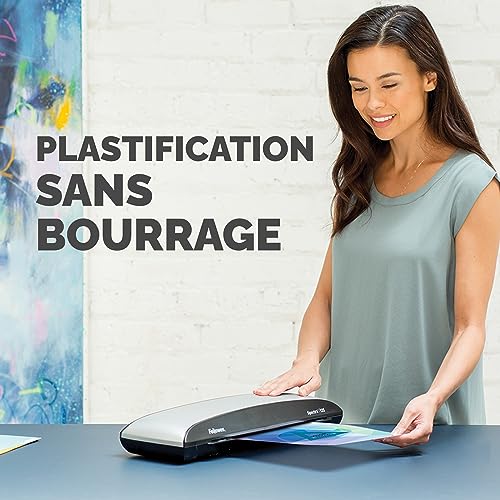 Fellowes A4 Laminator, Spectra A3 for Beginners, for 80-125 Micron Laminating Pouches, up to A4 Format, for Home/Home Office, Includes 10 Free A4 Films