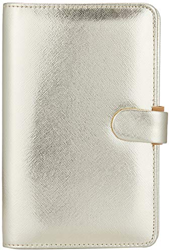 Filofax 022505 Saffiano Personal Organizer, Compact, Gold