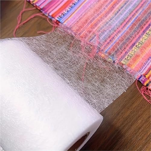 Heat Bond Iron-On Adhesive 4roll Hot Melt Double-Sided Tape Self-Adhesive Pants Paste Iron On Trousers Fabrics for DIY Sewing(X-Large)