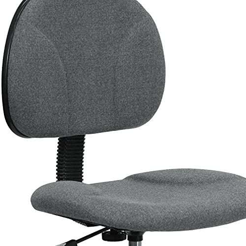 Flash Furniture Fabric Adjustable Drafting Chair, Gray