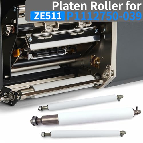 P1112750-039 Kit Platen & Pinch and Peel Rollers for Zebra ZE511 RH & LH Thermal Printer 4-Inch (1set,Includes one of Each)