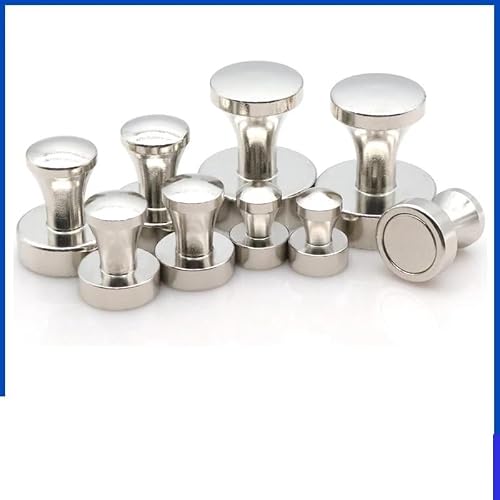 20Pcs Metal Magnetic Push Pins Magnets Hooks Hanger for Refrigerator Whiteboard Map Calendar Home Office School Supplies Pins (Color : 20 Pcs 20X25MM)