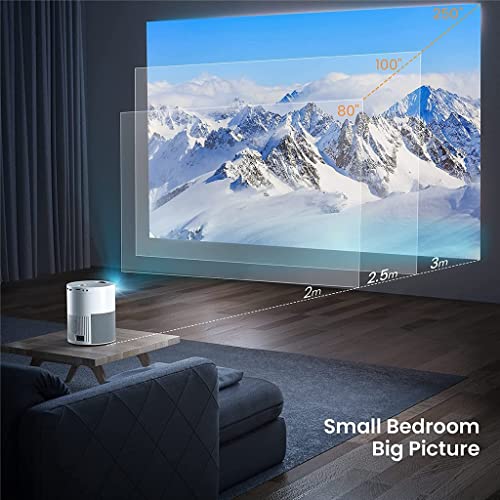 P52 Led Projector 1280 * 720 Portable Home Theater 3600 Lumen Android Video Beamer 1080P Support Speaker,