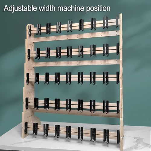 zktoermn Wooden Cell Phone Stand Rack, Portable Classroom Cell Phone Storage Organizer, Large Capacity Mobile Phone Holder Desktop Organizer, for Classroom Office(910x190x500 mm)