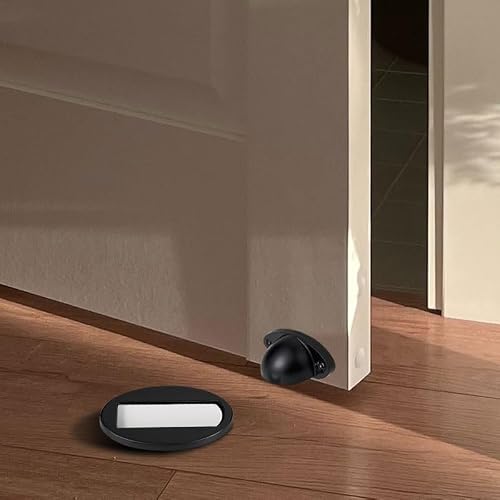 Zinc Alloy Invisible No Need for Drilling Silent Anti Collision Door Stop