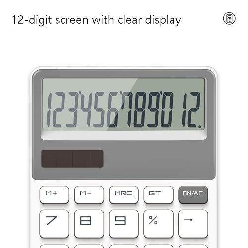 Fashion Calculator 12-bit Large Screen Personality Solar Financial Accounting Office Special