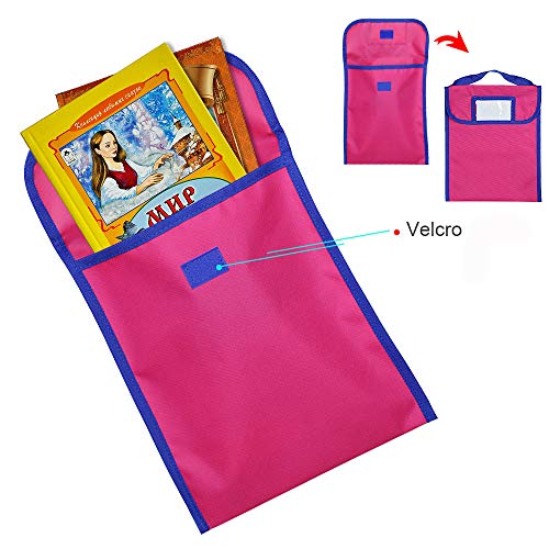 ABCKEY Reading Book Bags for Classroom Set of 40 with Clear Name Tag
