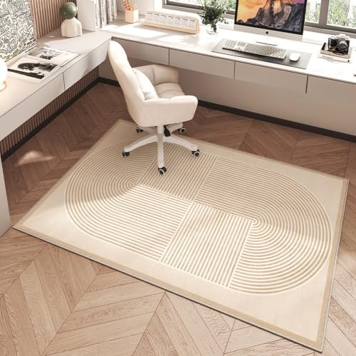 Office Chair Mat for Hardwood Floor Large Rectangle Noise Reduction Rug