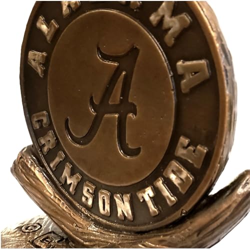 Solid Cast Bronze Alabama Crimson Tide Paperweight