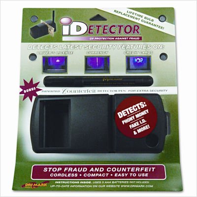 Dri Mark UVD549 Dri Mark iDetector Counterfeit Currency and ID Detector with Ultraviolet Light