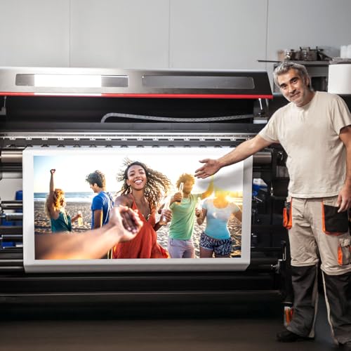 Premium Polyster Canvas Roll, Canvas Paper for Printing, Quick Dry, Wide Format Inkjet Printer Compatible, Paper Roll, Perfect for Fine Art, Photography, Giclée Printing, Archival Quality Prints