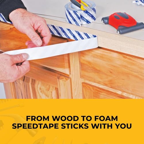 FastCap SpeedTape Double Sided Adhesive Tape, 2" x 50', 6-Pack