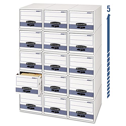 Bankers Box 00302 Steel Stor/Drawer File,9-1/4-Inch x23-1/2-Inch x4-3/8-Inch,12/CT,WE/Blue