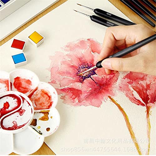 DUYHBAWRS Hair Art Fineline Pen Painting Brush Line for Artist Acrylic Oil Watercolor Gouache Drawing