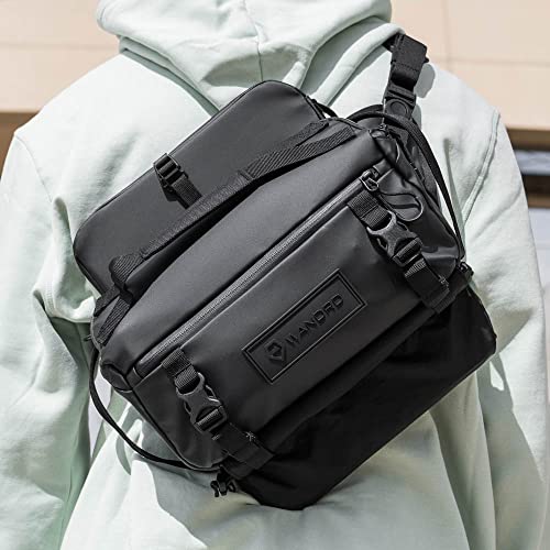 WANDRD 14 Inch Laptop Case, Black, Protective Sleeve with Built-in Stand