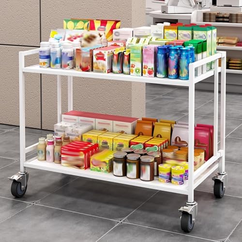 White Vendor Booth Display Stand, 90 100 110 120 CM Wide Portable Metal Market Stall w/Wheels for Outdoor Vending Sale Display, Foldable Retail Concession Stand(47 1/5 x23 3/5 in(120x60CM))