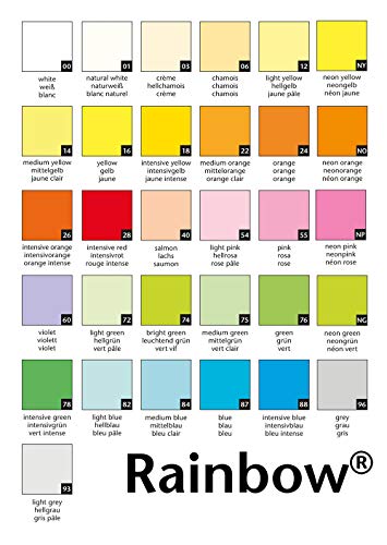 Schneidersöhne 88042387, Multi-Purpose Paper Rainbow, Coloured Paper, A4, 80 g/m2, 500 Sheets, Intensive Yellow