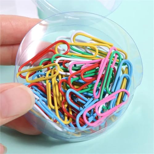 3000 Pcs Mini Metal Paper Clips Colored Binder Bookmark Clips for Office School