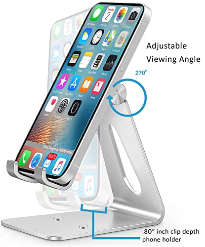 Engrave Desk Clock Name Plate Cell Phone Holder Stand Graduation Gift