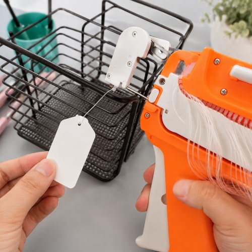 XIVUIFOI Hang Tag Attacher Gun for Clothing,Bags and Retail Use | Attaches Tags Using Snap Locks in About 2 Seconds Without Piercing Fabric.Fast Tagging Process