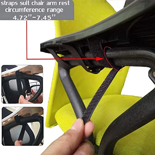 ALCKO Ergonomic Arm Rest for Chair Adjustable Mouse Pad with Wrist Support Armrest Wrist Rest Attachment Arm Pad Tray for Chair - Home Office