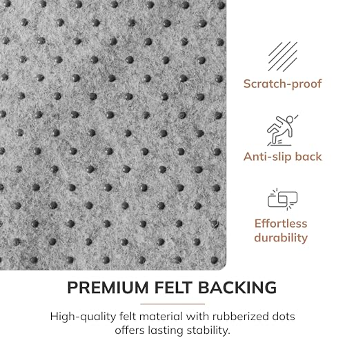 Anji Mountain 54" x 40" Rug'd Office Chair Mat for Carpet & Hardwood Floor