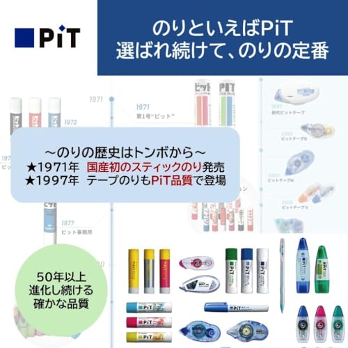 Tombow PT-GAS-20P Stick, Glue Stick, No Wrinkle, Pit G, 20 Count