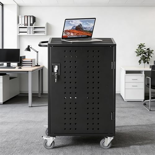 32 Devices Laptop Charging Cart Up to 15.6" Pad,Tablet Storage Carts