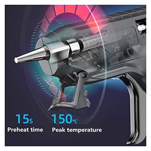 LIBODD Hot Glue Gun Portable Electric Hot Melt Glue Gun with Glue-Stick USB Rechargeable Household Wireless DIY Hot Glue Gun Spray Repair Tools for DIY Arts, Crafts and Quick Repairs(40 Glue Sticks)