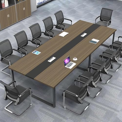 SimpArt Large Conference Table – Modern Office Meeting Table with Metal Frame, Durable Scratch-Resistant Top, Multiple Sizes & Colors, Training Room, Boardroom & Collaboration Desk