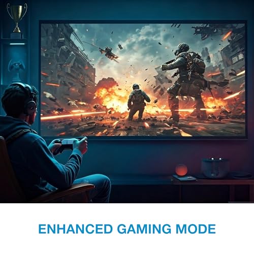 Optoma Photon Life PK32 - 4K UHD, 1,100 Lumens, LED, Premium Auto-Setup Home Entertainment & Gaming Projector