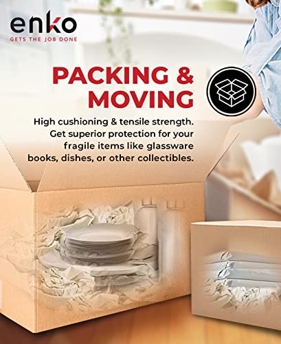 enKo 10lbs Newsprint Packing Paper for Moving & Shipping (33 x 21 Inch)