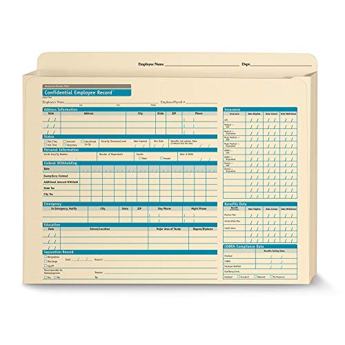 ComplyRight Confidential Personnel Pocket Expandable File Folder