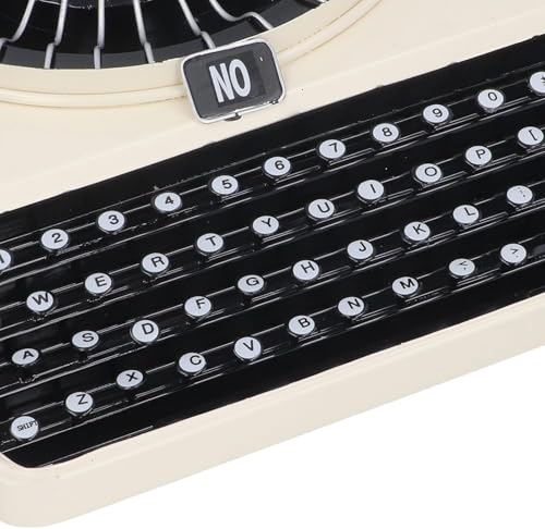 Vintage Typewriter Model, Handmade Retro Decoration Ornament, Home Desktop Typewriter Crafts, Stress Relieving Toy with