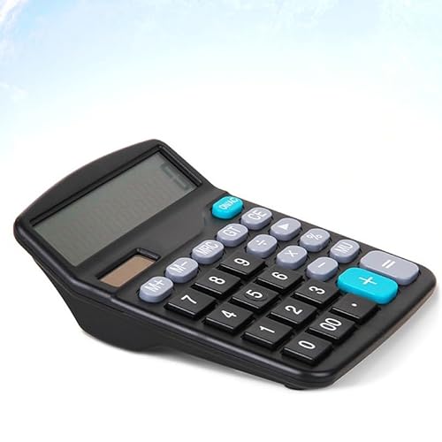 DUYHBAWRS Calculator 12 Digit Calculator Solar Calculator Office Financial Calculator
