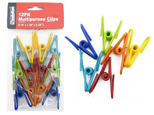 Clips Multipurpose 12 pcs 0.75 x 2.25 x 1.25, Case of 96