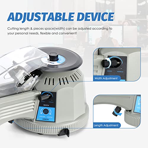 Automatic Rotary Tape Dispenser, Cutting 13-60mm Length, 3-25mm Width