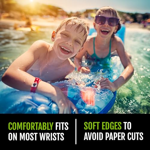 500 WristCo Neon Yellow Plastic Wristbands for Events