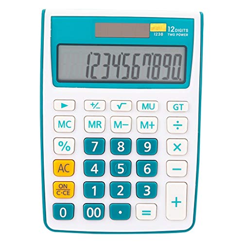 Calculator Office Desk Color Cute Calculators Power Business Supplies Electronic Programmer(Black)