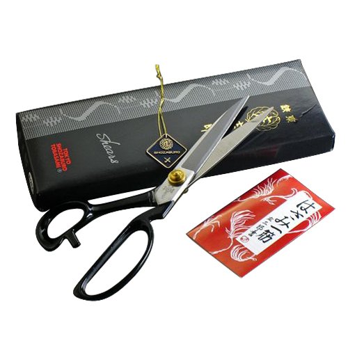 Shozaburo Compact Black Dressmaking Scissors 260mm