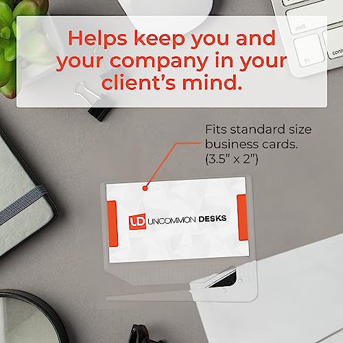 Promotional Business Card Letter Openers, Clear, 100 Pack