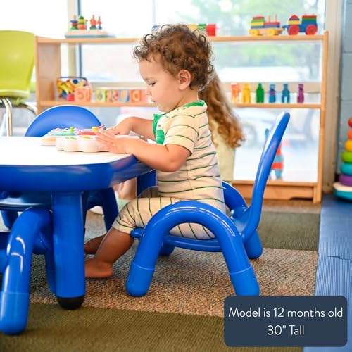 Children’s Factory Baseline 5" Child Chair, Royal Blue, 2 Pack, Stackable Ergonomic Seating Solution for Classrooms and Homeschools