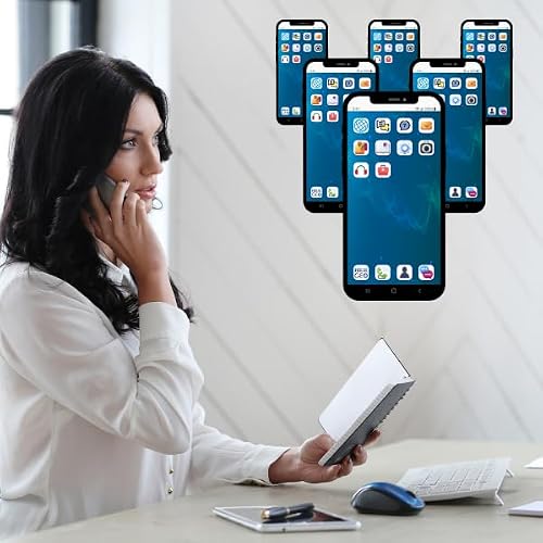 XBLUE Cloud Small Business Phone System for (6) iPhone/Android phones - Use your Smartphone as Office System Extensions – No Desk Phones needed - Includes (1) Month of XBLUE Cloud Phone System Service