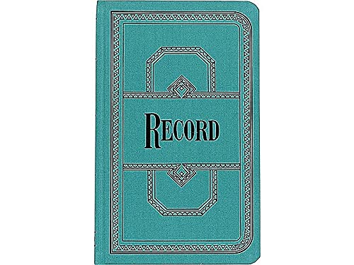 Boorum & Pease 66-500-R Record/Account Book, Record Rule, Green, 500 Pages, 12 1/8 x 7 5/8